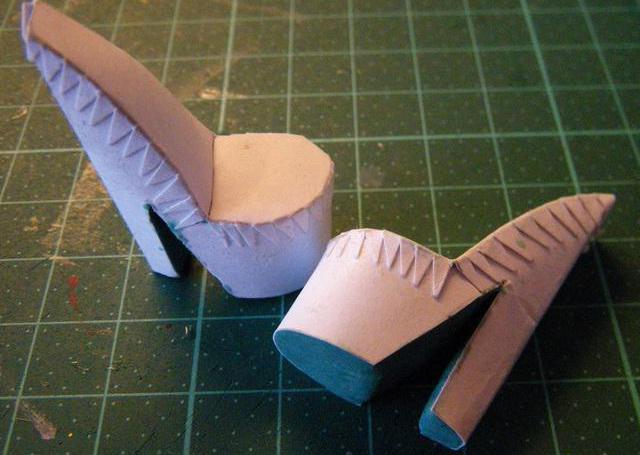 Como fazer sapatos boneca 