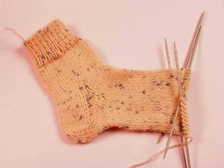 meias de tricô descrição