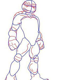 como desenhar uma tartaruga ninja donatello 